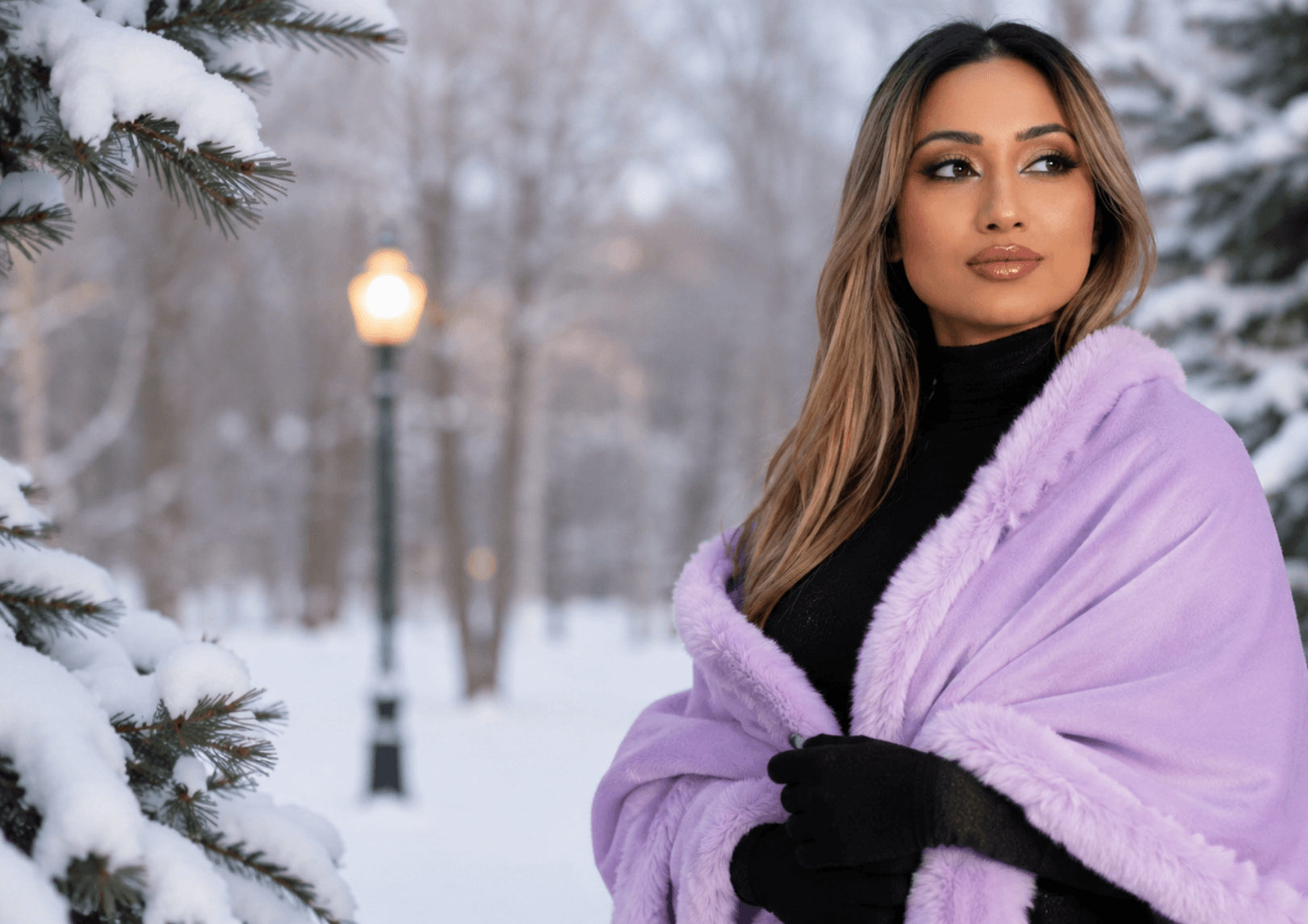 How to Choose the Best Faux Fur Lined Shawl for Winter