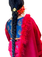 Marabou Feather Wool Shawl