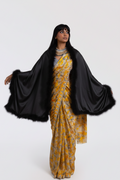 Marabou Feather Silk Shawl
