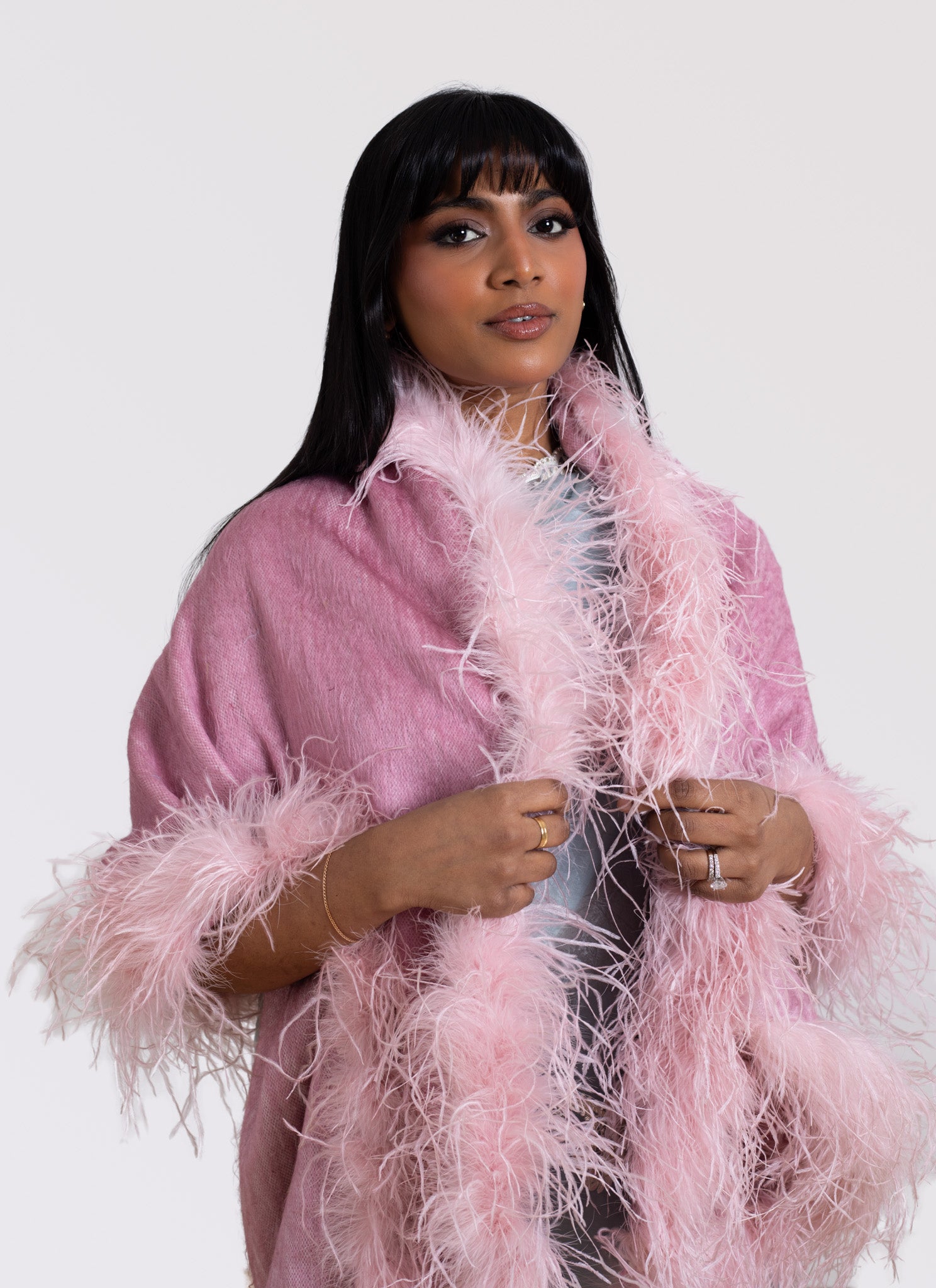 Ostrich Feather Fur Collection | Luxury Statement Pieces – Matin Edit