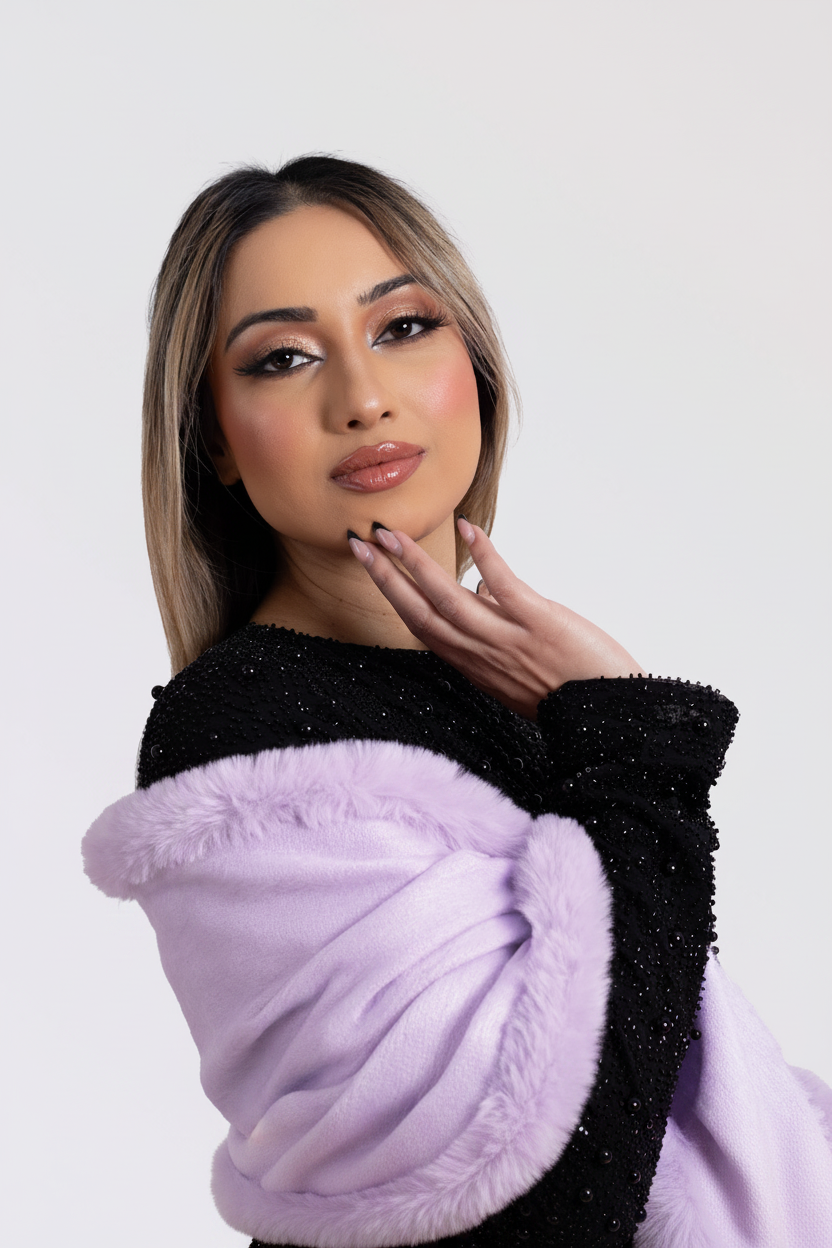 Fur Wool Shawl
