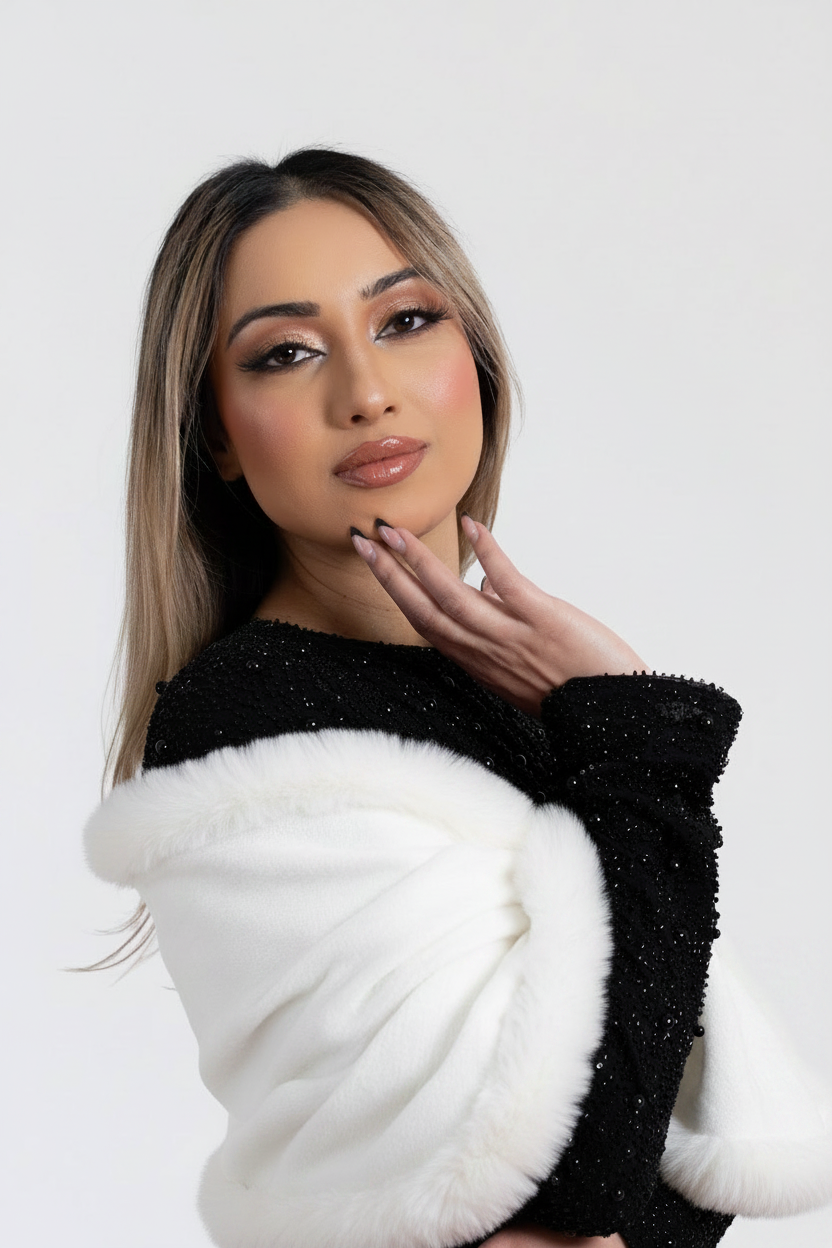 Fur Wool Shawl