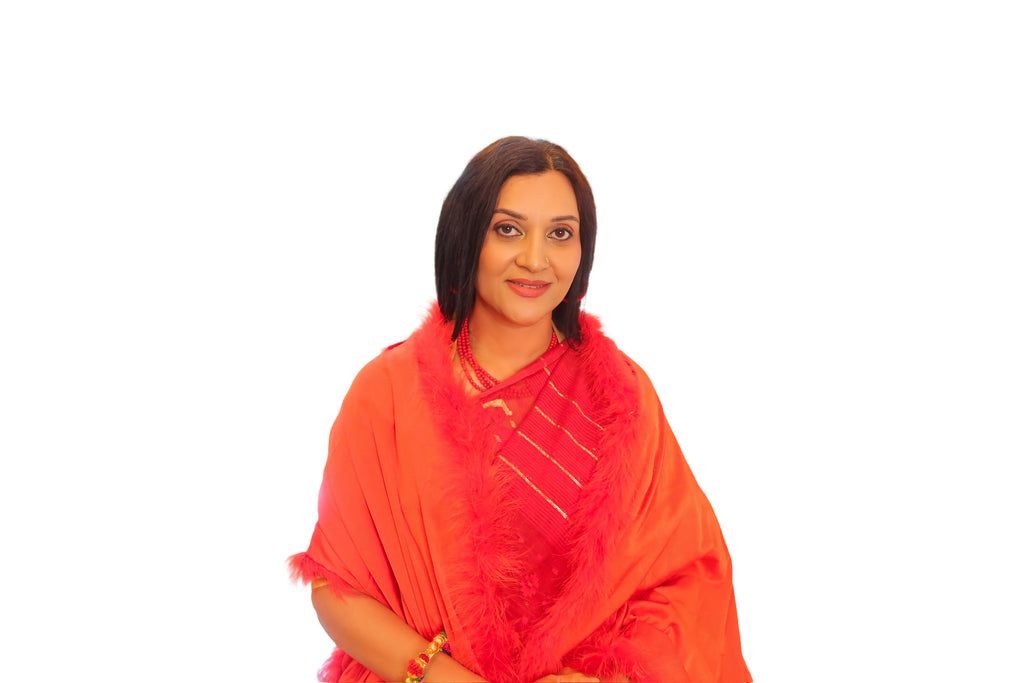 Marabou Feather Silk Shawl